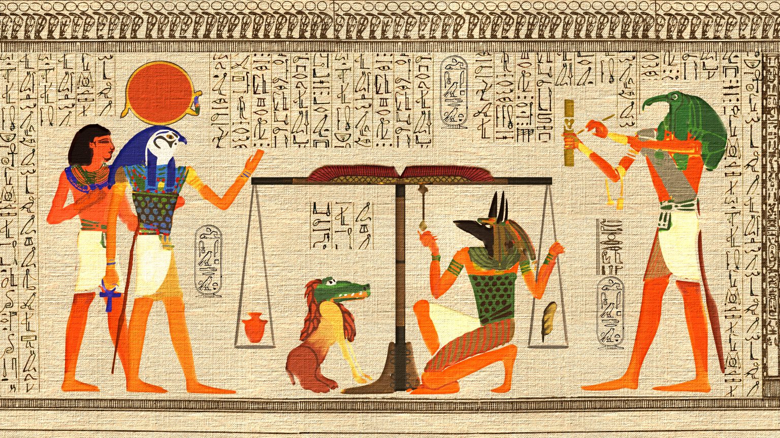 002 Anubis - Ra - Ammit - Scale
